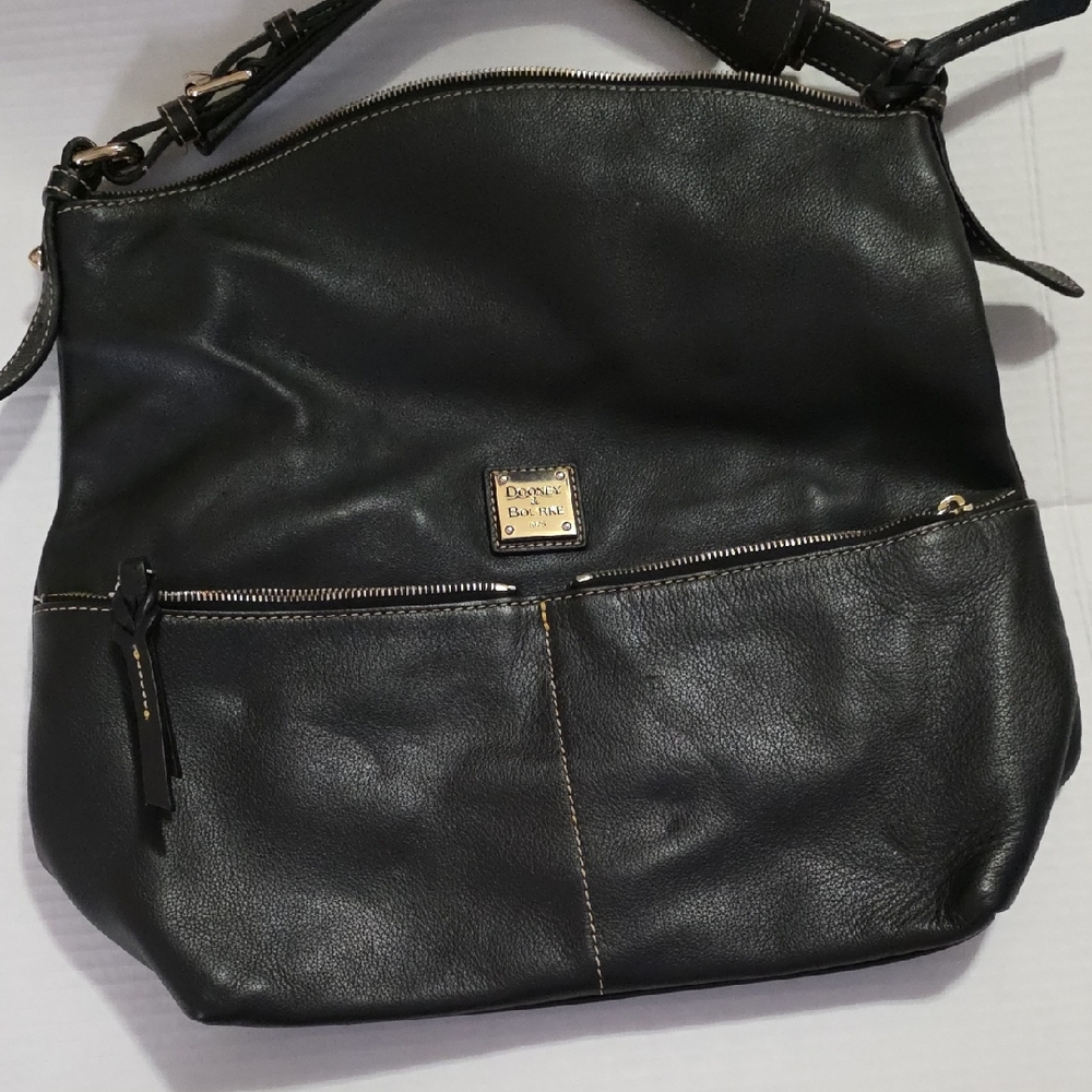 Dooney & Bourke Black Leather Shoulder Bag